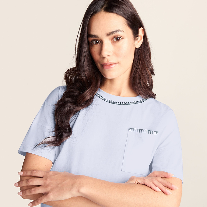 Laurie Womens 100% Cotton Supersoft Boxy Fit T-Shirt - Optic White