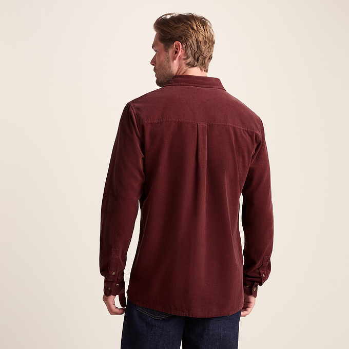 Lenny Mens Shirt Long Sleeve - Port