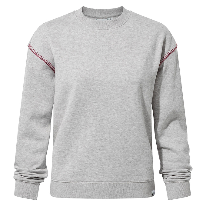 Lillia Womens Sweat - Light Grey Marl