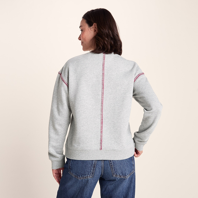 Lillia Womens Sweat - Light Grey Marl