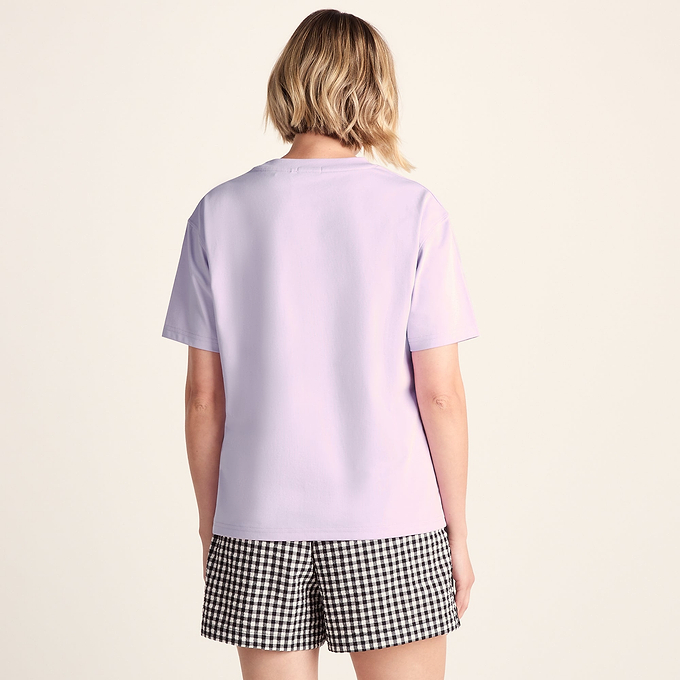 Limon Womens Supersoft Relaxed Fit T-Shirt - Lilac Blossom