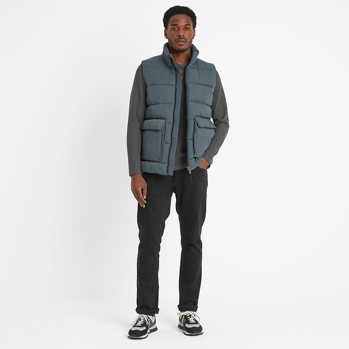 Lomax Mens Padded Gilet - Graphite