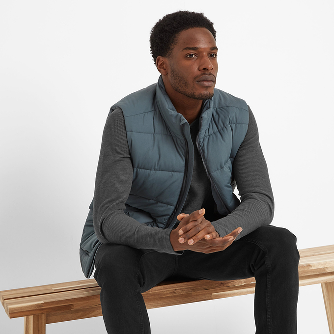 Lomax Mens Padded Gilet - Graphite