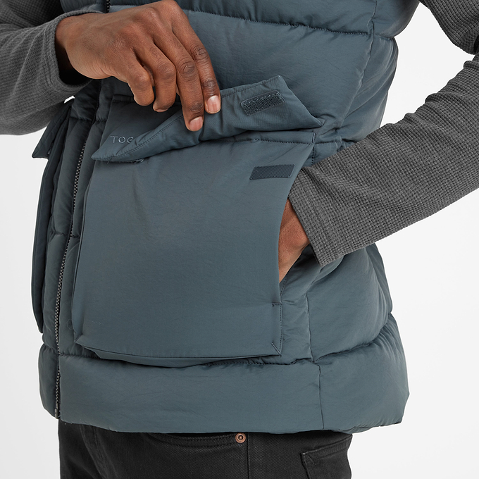 Lomax Mens Padded Gilet - Graphite