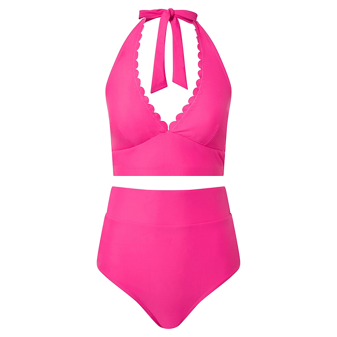 Lora Womens Bikini - Hibiscus Pink