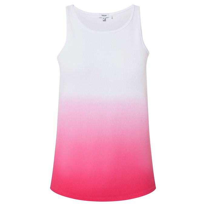 Louise Womens Vest - Hibiscus Pink