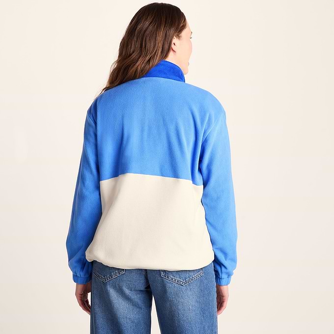 Blue Microfleece Lowca Womens Relaxed Fit 1/2 Zip Microfleece - Cornflower Blue – TOG24