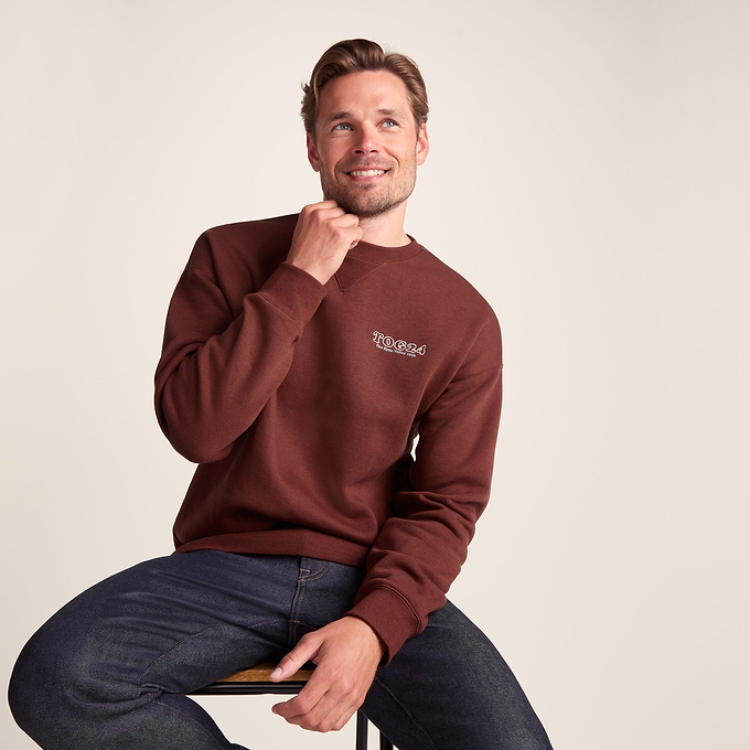 Lytham Mens Sweat - Port