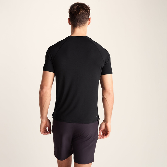 Maddox Mens Short Sleeve Performance T-Shirt - Black