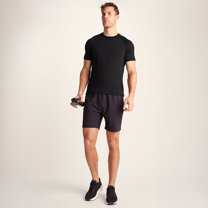 Maddox Mens Short Sleeve Performance T-Shirt - Black