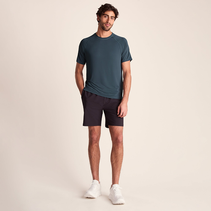 Maddox Mens Short Sleeve Performance T-Shirt - Aegean Teal