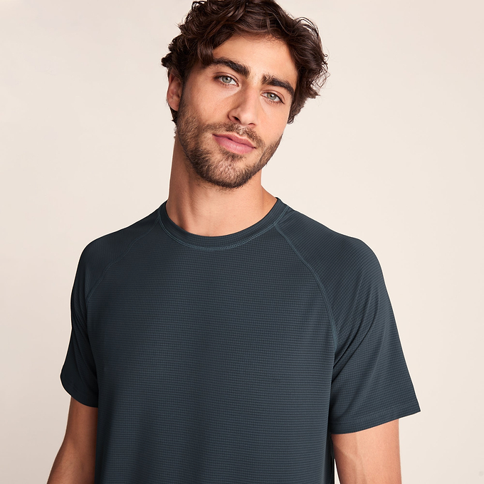 Maddox Mens Short Sleeve Performance T-Shirt - Aegean Teal