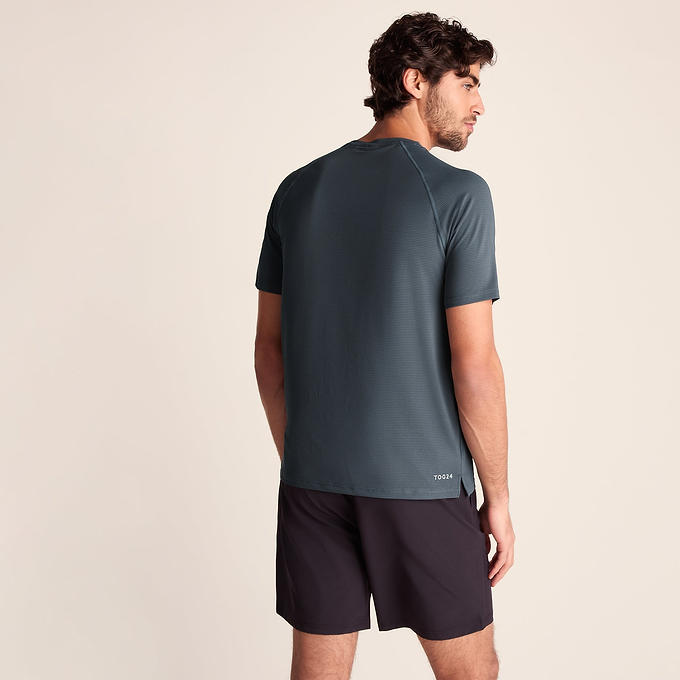 Maddox Mens Short Sleeve Performance T-Shirt - Aegean Teal