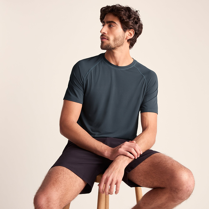 Maddox Mens Short Sleeve Performance T-Shirt - Aegean Teal