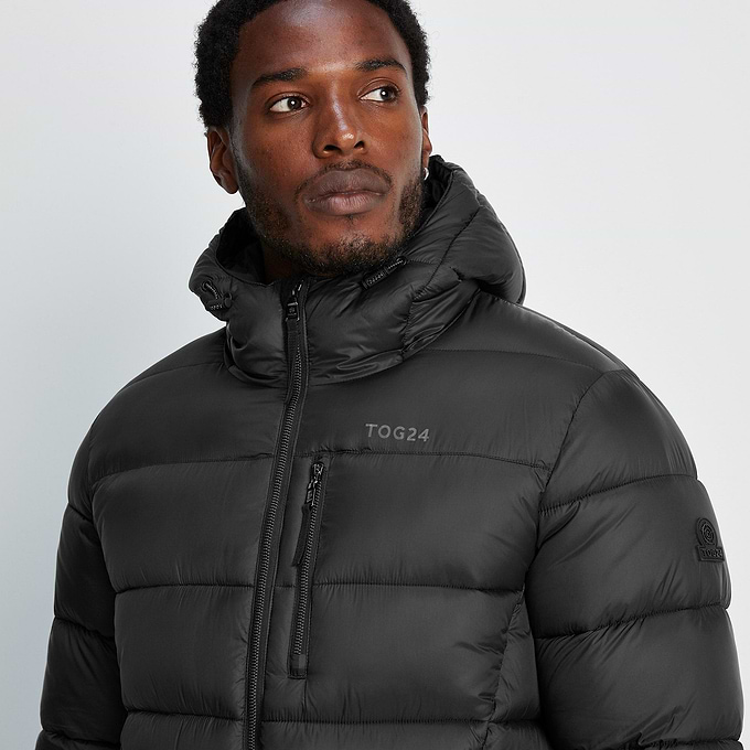Maloney Mens Padded Jacket Black - Main Image