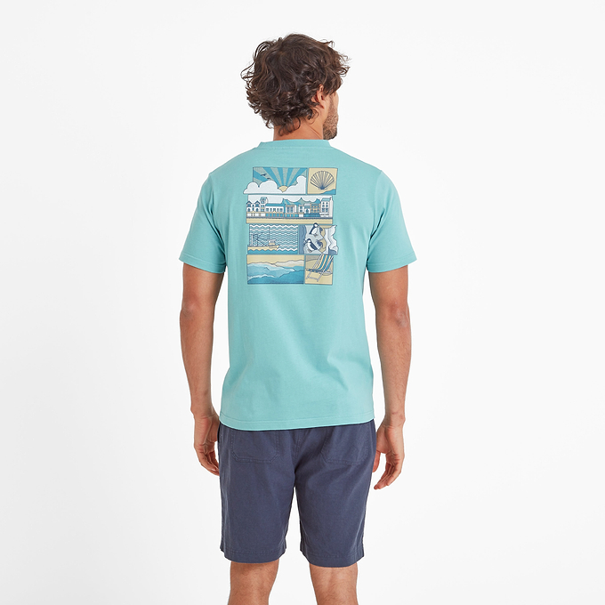 Mandar Mens T-Shirt - Light Sky