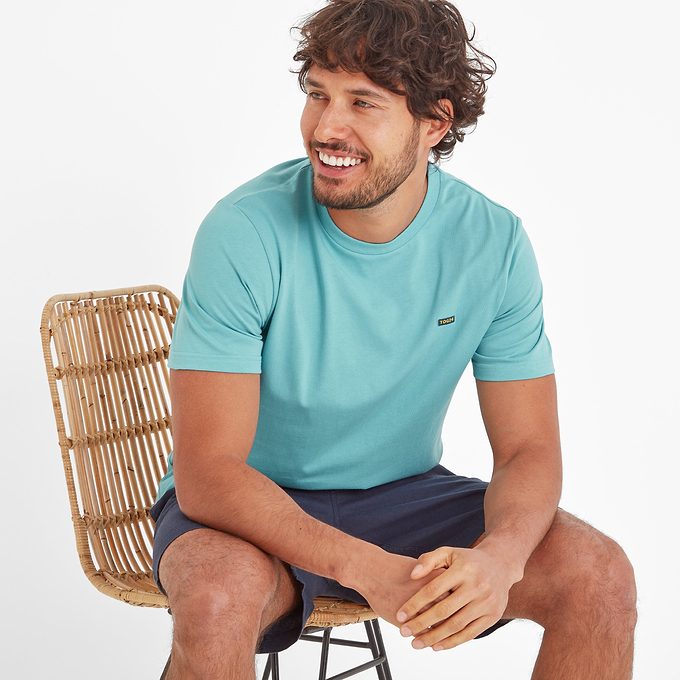Mandar Mens T-Shirt - Light Sky