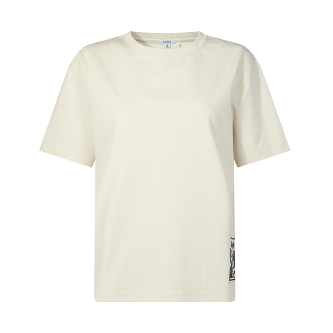 Margot Womens Supersoft Premium Relaxed Fit T-Shirt - Vanilla