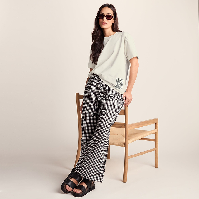 Margot Womens Supersoft Premium Relaxed Fit T-Shirt - Vanilla