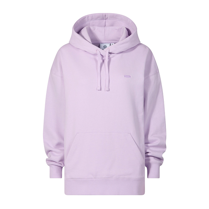 Meera Womens 100% Cotton Oversized Hoody - Lilac Blossom