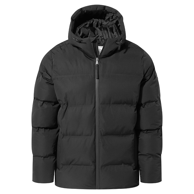 Menka Mens Waterproof Parka - Black