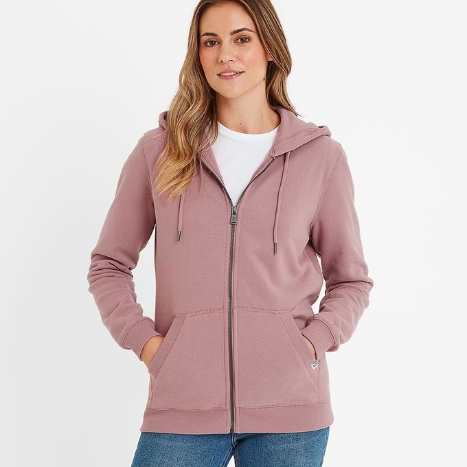 Mia Womens Hoody in Faded Pink Mia Hoodies TOG24