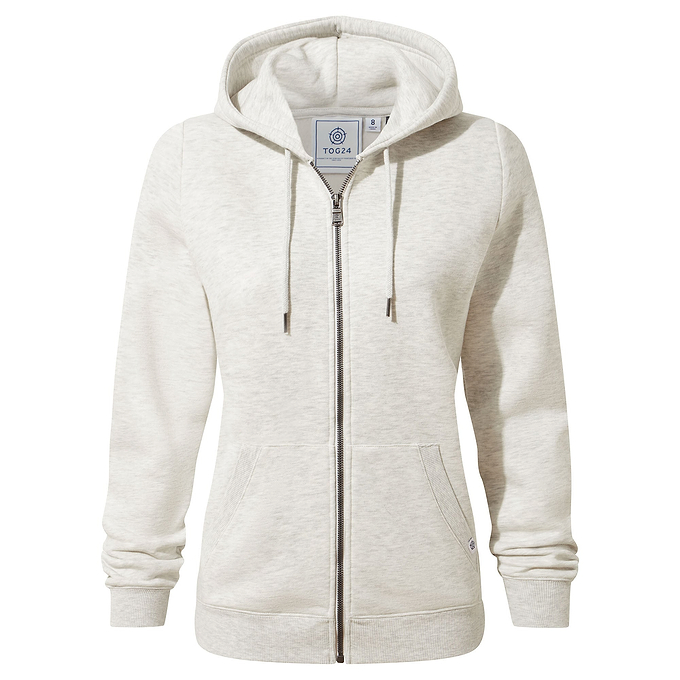 Mia Womens Zip Hoody - Oatmeal Marl