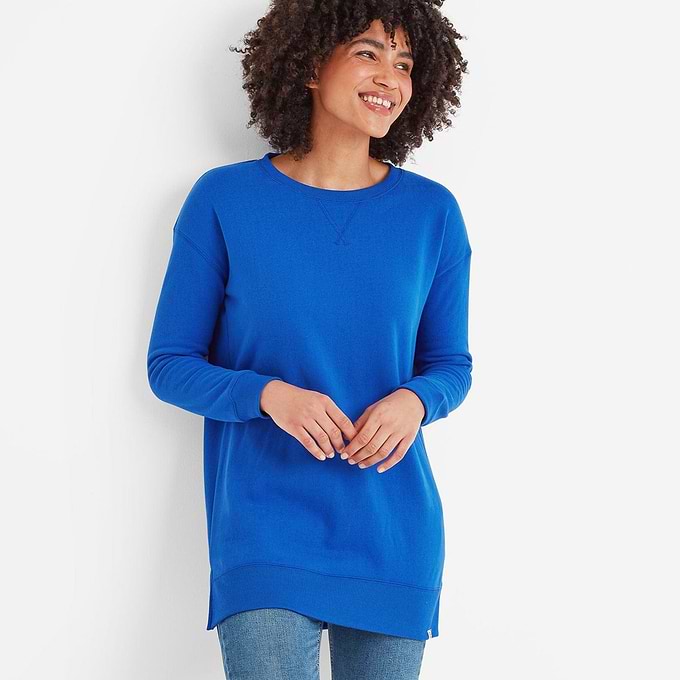 Michelle Womens Sweater - Mykonos Blue