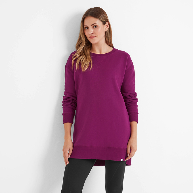 Michelle Womens Sweat - Purple Berry