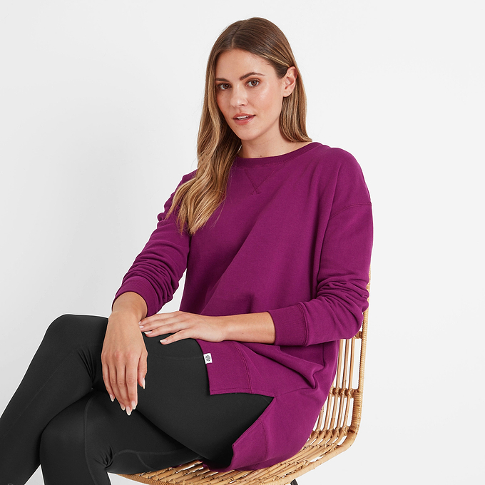 Michelle Womens Sweat - Purple Berry