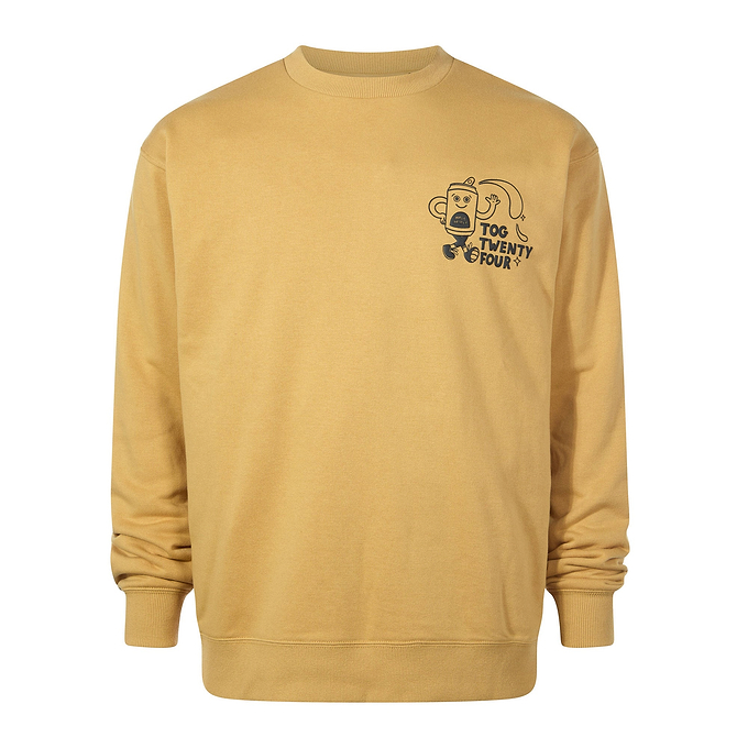 Miller Mens Relaxed Fit Supersoft Hattie Clark Sweat - Pale Amber