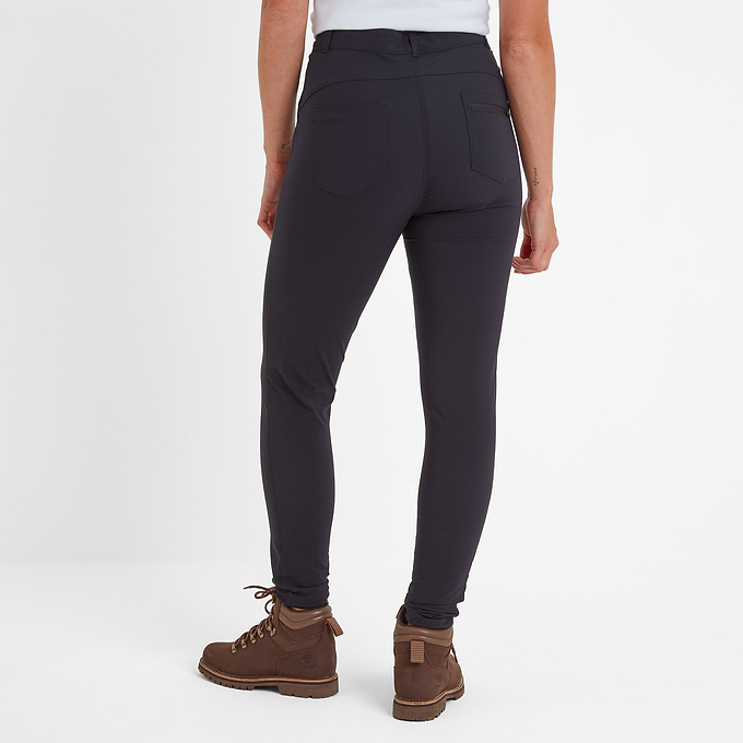 Milton Womens Water Resistant Slim Trouser Long - Black