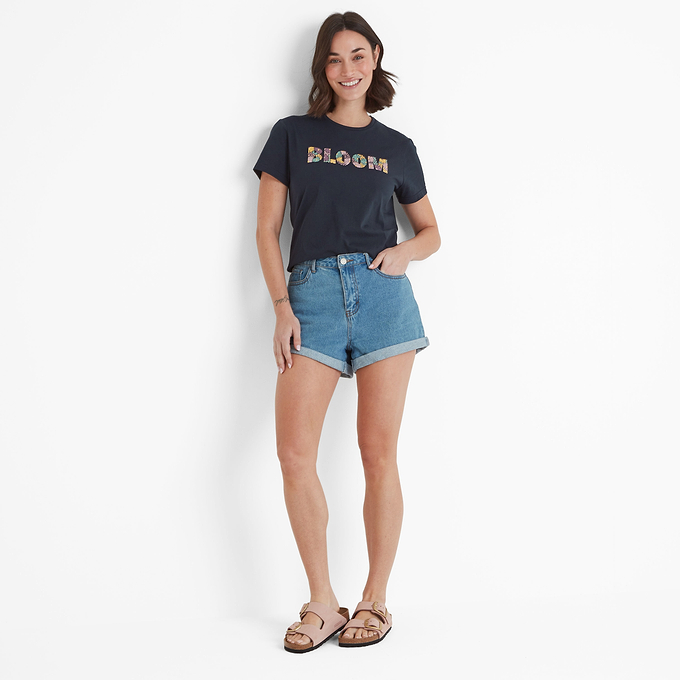 Minda Womens T-Shirt - Dark Indigo