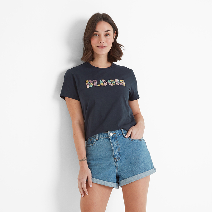 Minda Womens T-Shirt - Dark Indigo