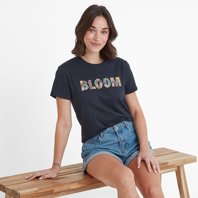 Minda Womens T-Shirt - Dark Indigo
