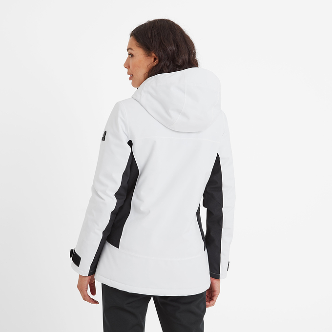 Montana Womens Ski Jacket - Black/Optic White