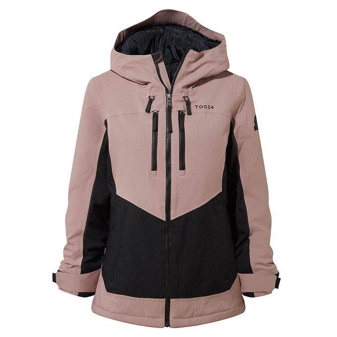 Montana Womens Ski Jacket - Black/Faded Pink