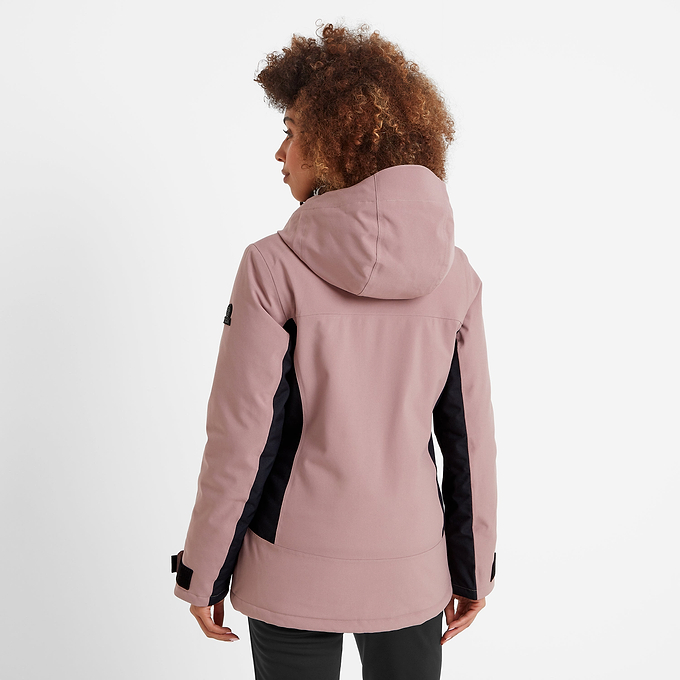 Montana Womens Ski Jacket - Black/Faded Pink
