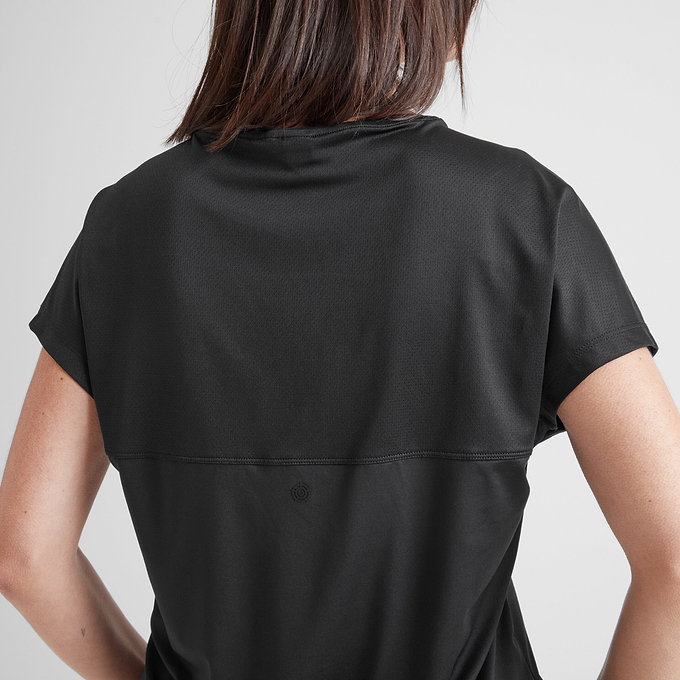 Moorley Womens Tech Short Sleeve Top - Black
