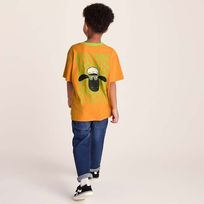 Najdi Kids Shaun the Sheep T-Shirt - Orange Slice