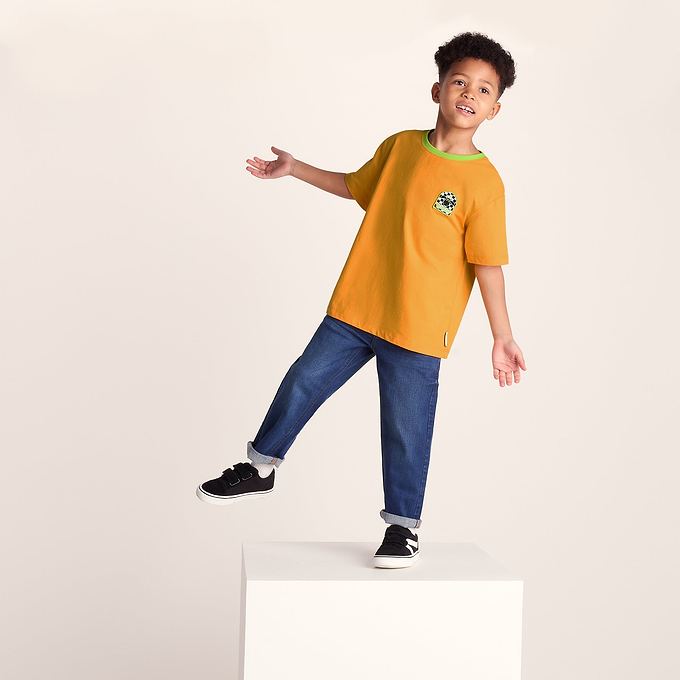 Najdi Kids Shaun the Sheep T-Shirt - Orange Slice