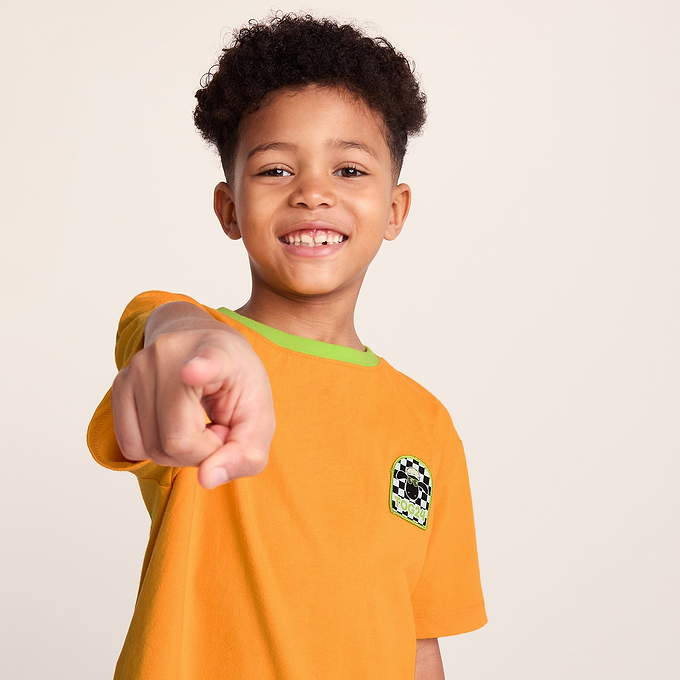 Najdi Kids Shaun the Sheep T-Shirt - Orange Slice