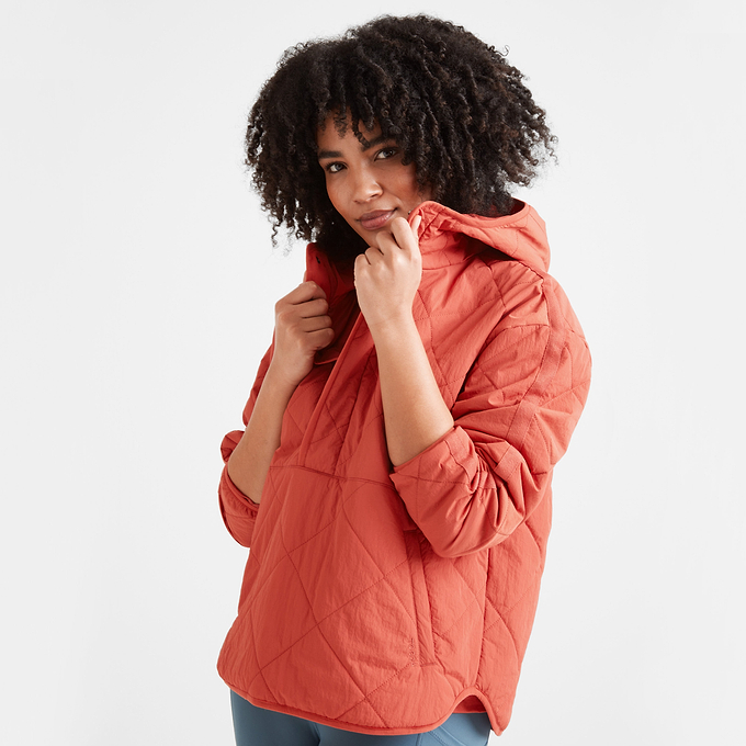 Nanford Womens Padded Overhead - Cranberry