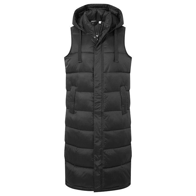 Newall Womens Long Padded Gilet - Black
