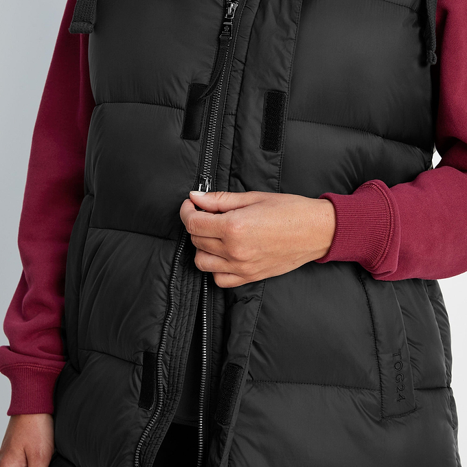 Newall Womens Long Padded Gilet - Black