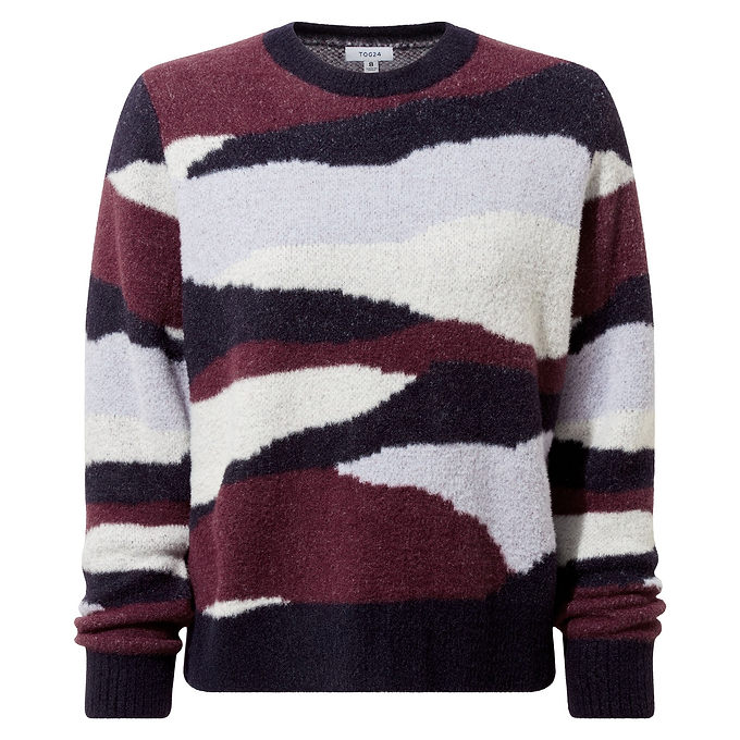 Niamh Womens Knitted Jumper - Landscape Knit