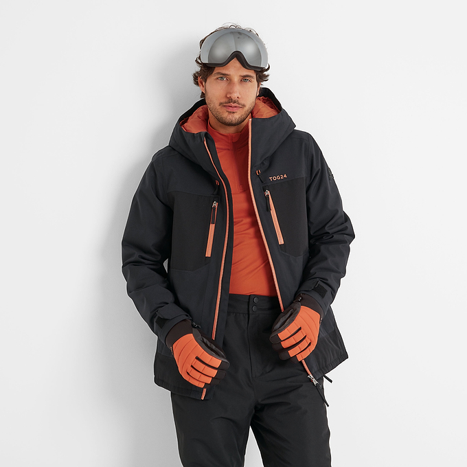 Nitehawk Mens Ski Jacket - Black