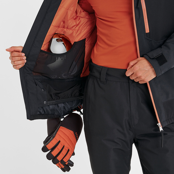 Nitehawk Mens Ski Jacket - Black