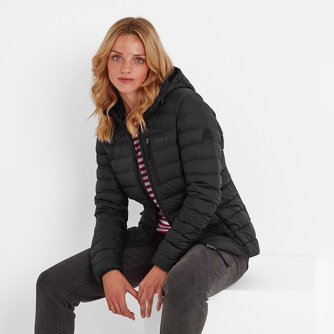 North Womens Hooded Jacket Black – TOG241