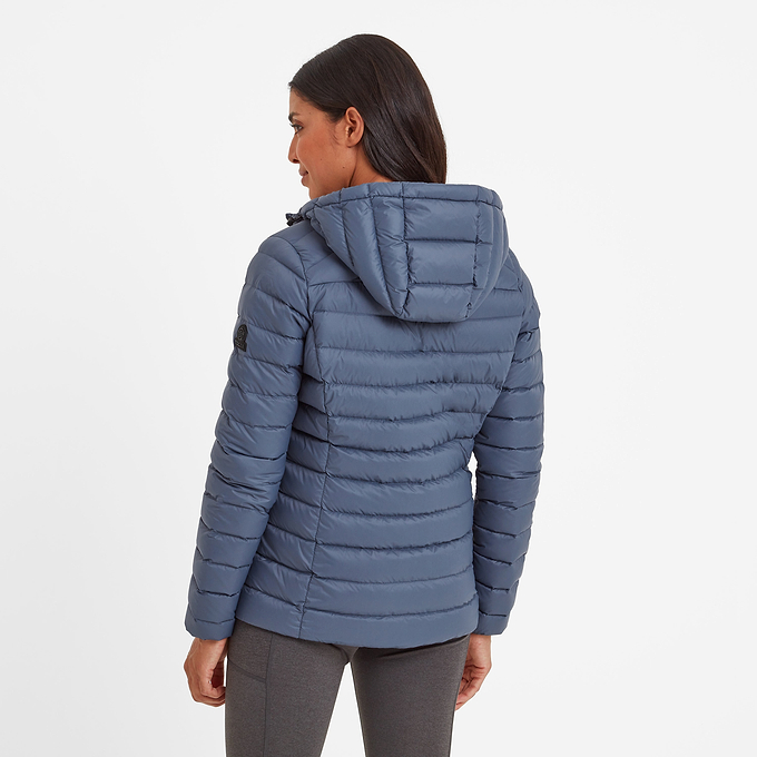 North RDS Womens Hooded Jacket - Blue Stone